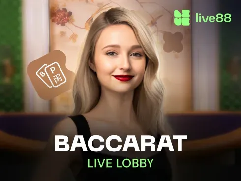 Baccarat lobby in het live casino van Jaabet – speel baccarat online met live dealers