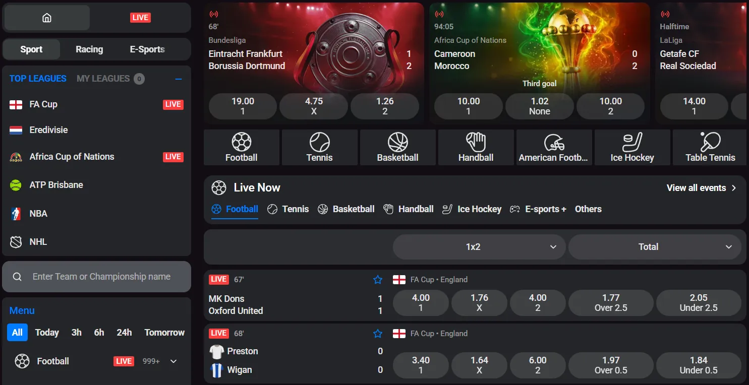 Sportwedden bij Jaabet Casino – wed op voetbal, tennis en meer met hoge odds